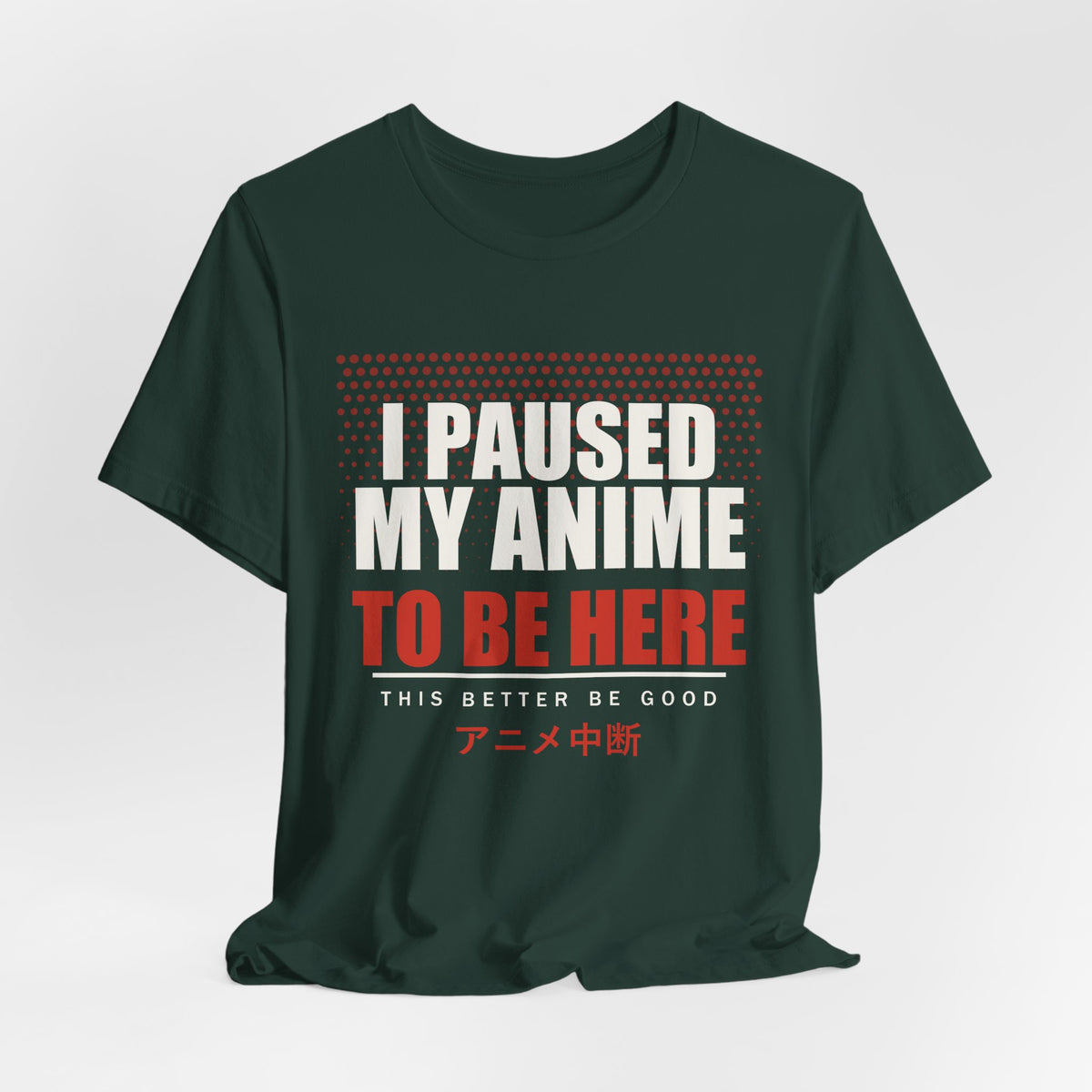 I Paused My Anime T-Shirt - original anime design, view 13