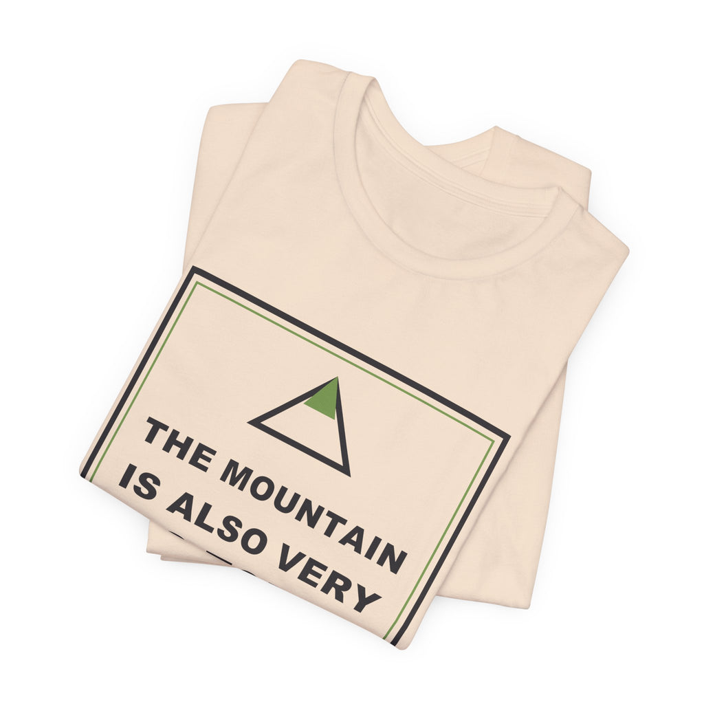 The Mountain Is Also Very Big Today Funny Anime T-Shirt - original anime design, view 8