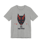 Fox Spirit Anime T-Shirt in Athletic Heather