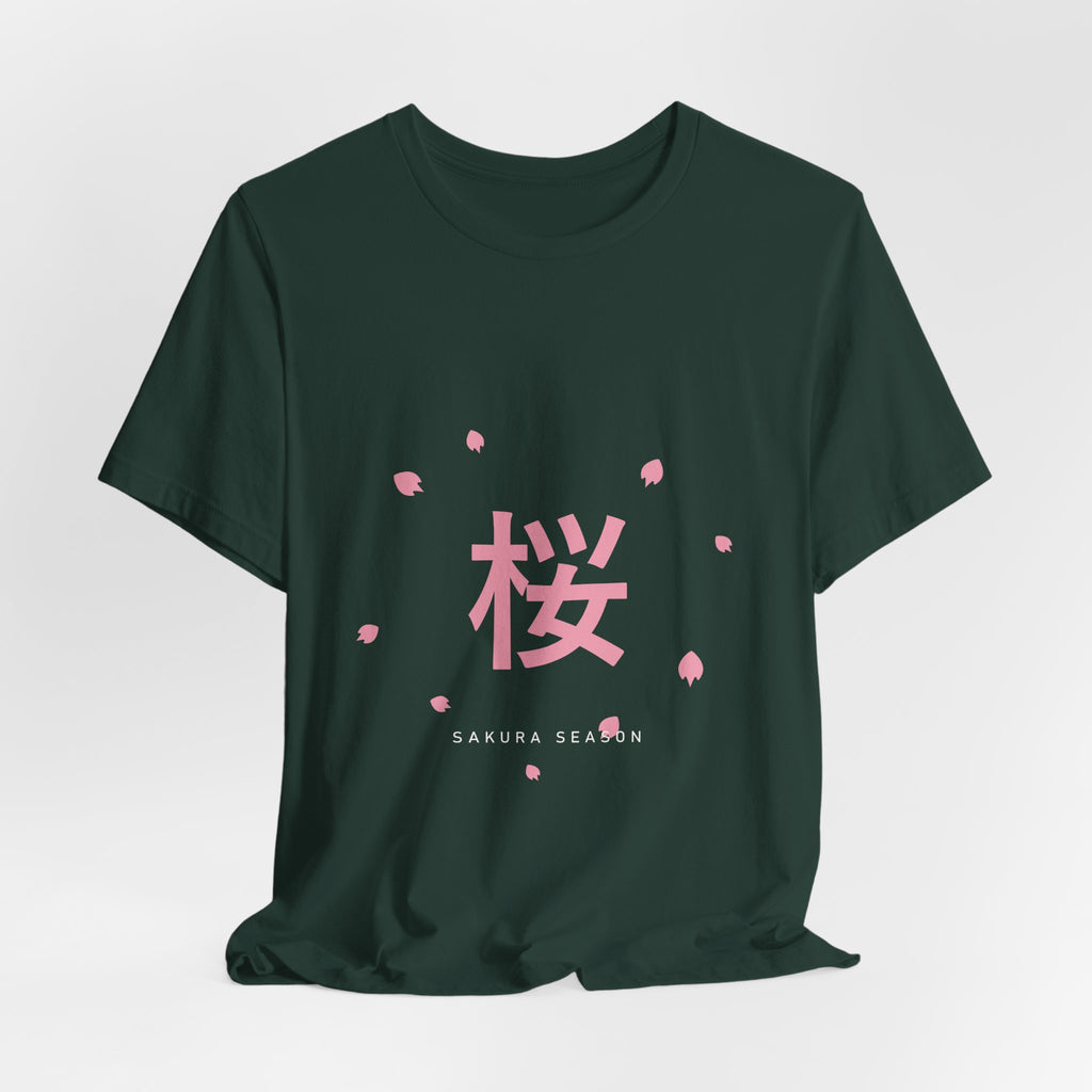 Sakura Season T-Shirt - original anime design, view 6
