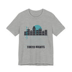 Tokyo Nights Anime T-Shirt in Athletic Heather