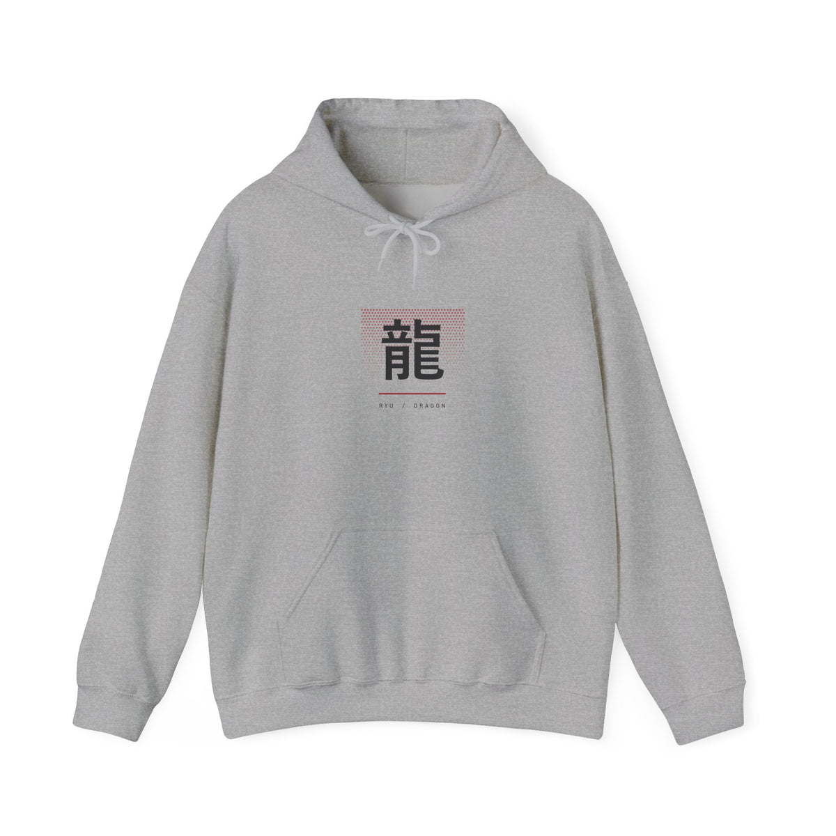 Ryu Dragon Hoodie in Sport Grey