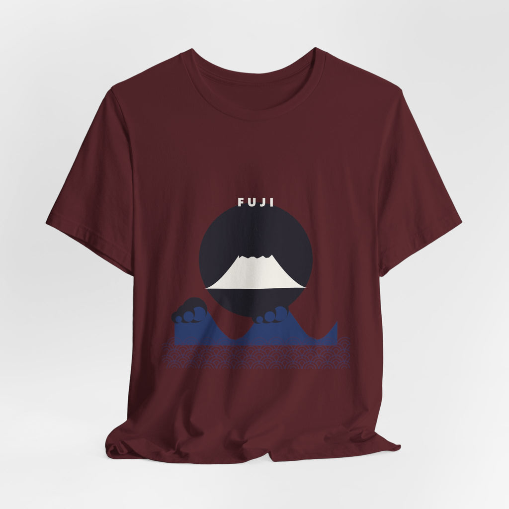 Fuji & Wave T-Shirt - original anime design, view 24