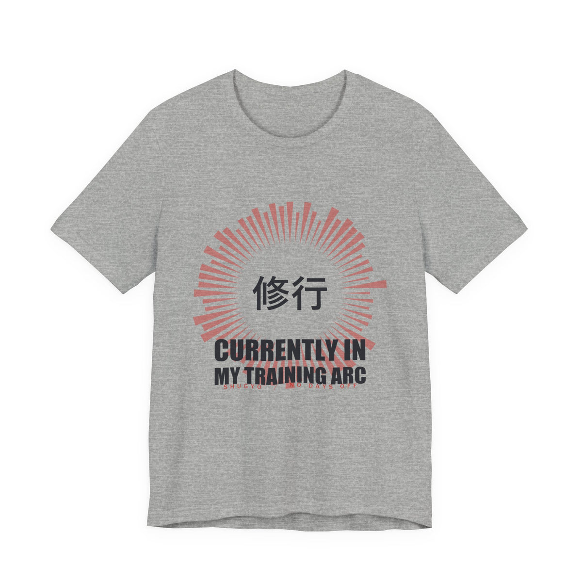 Training Arc Anime T-Shirt in Athletic Heather