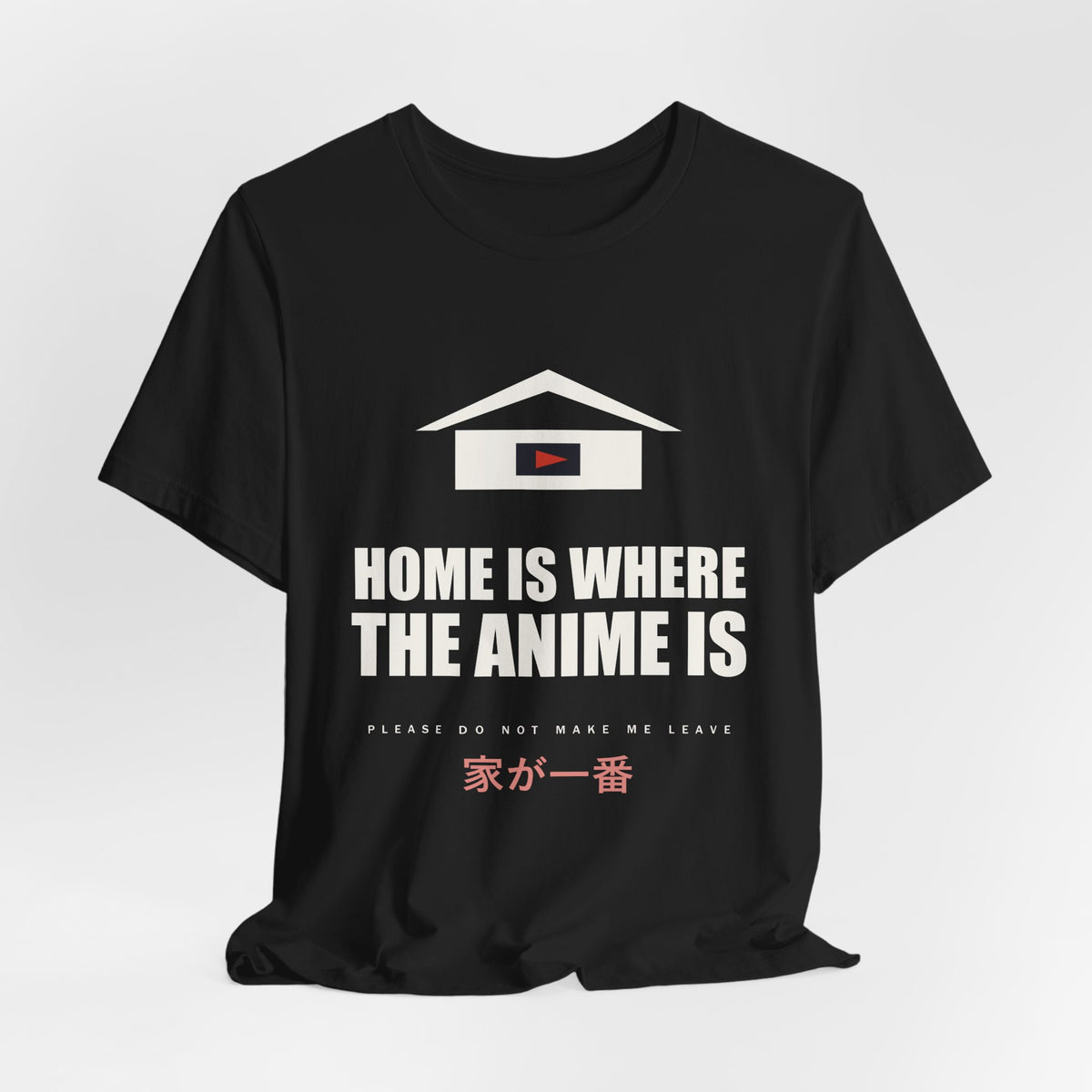 Home Is Where The Anime Is T-Shirt - original anime design, view 7