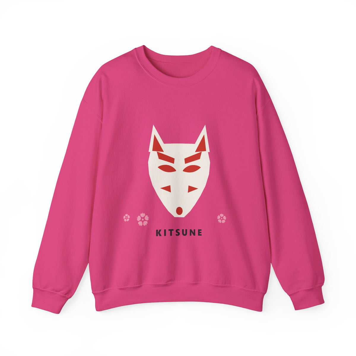 Kitsune Mask Sweatshirt in Heliconia