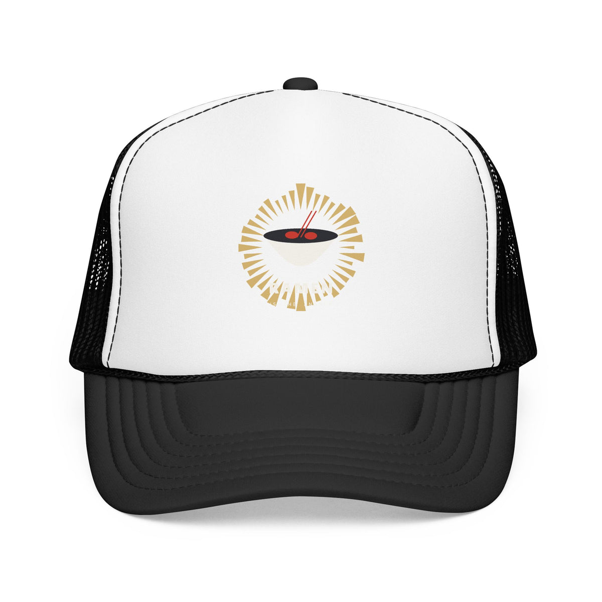 Ramen Is The Answer Trucker Cap in Black