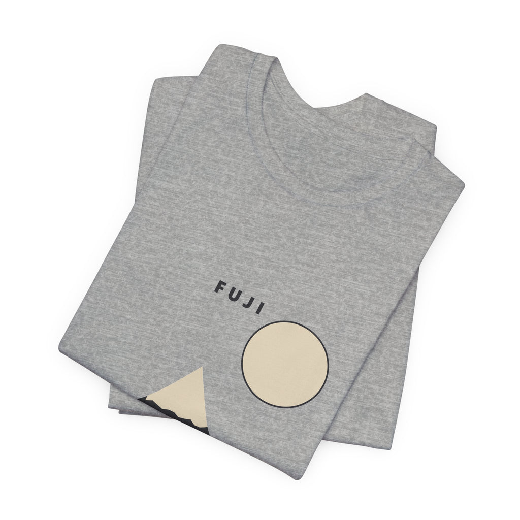 Fuji & Wave T-Shirt - original anime design, view 8