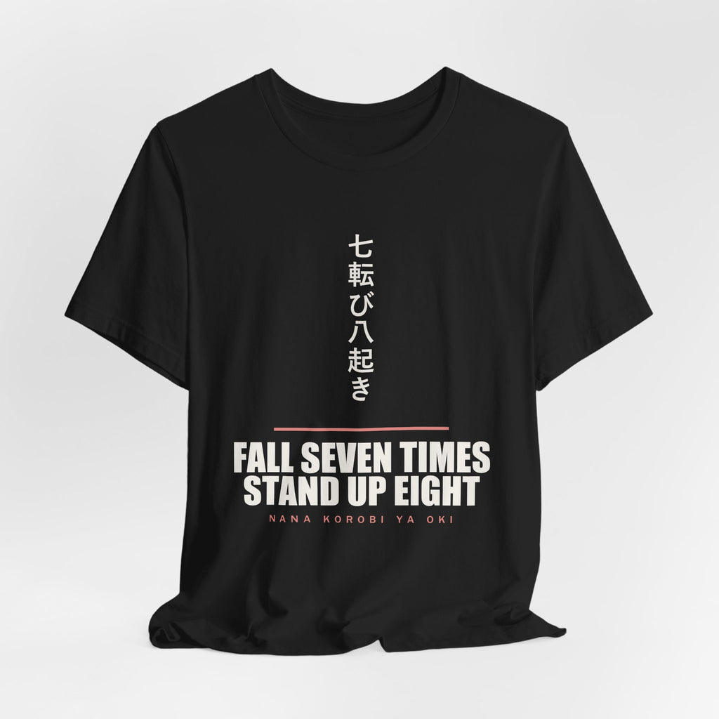 Fall Seven Times Anime T-Shirt - original anime design, view 7