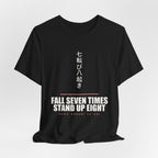 Fall Seven Times Anime T-Shirt - original anime design, view 7