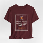 Please Do Not Forget Your Happy Funny Anime T-Shirt - original anime design, view 24