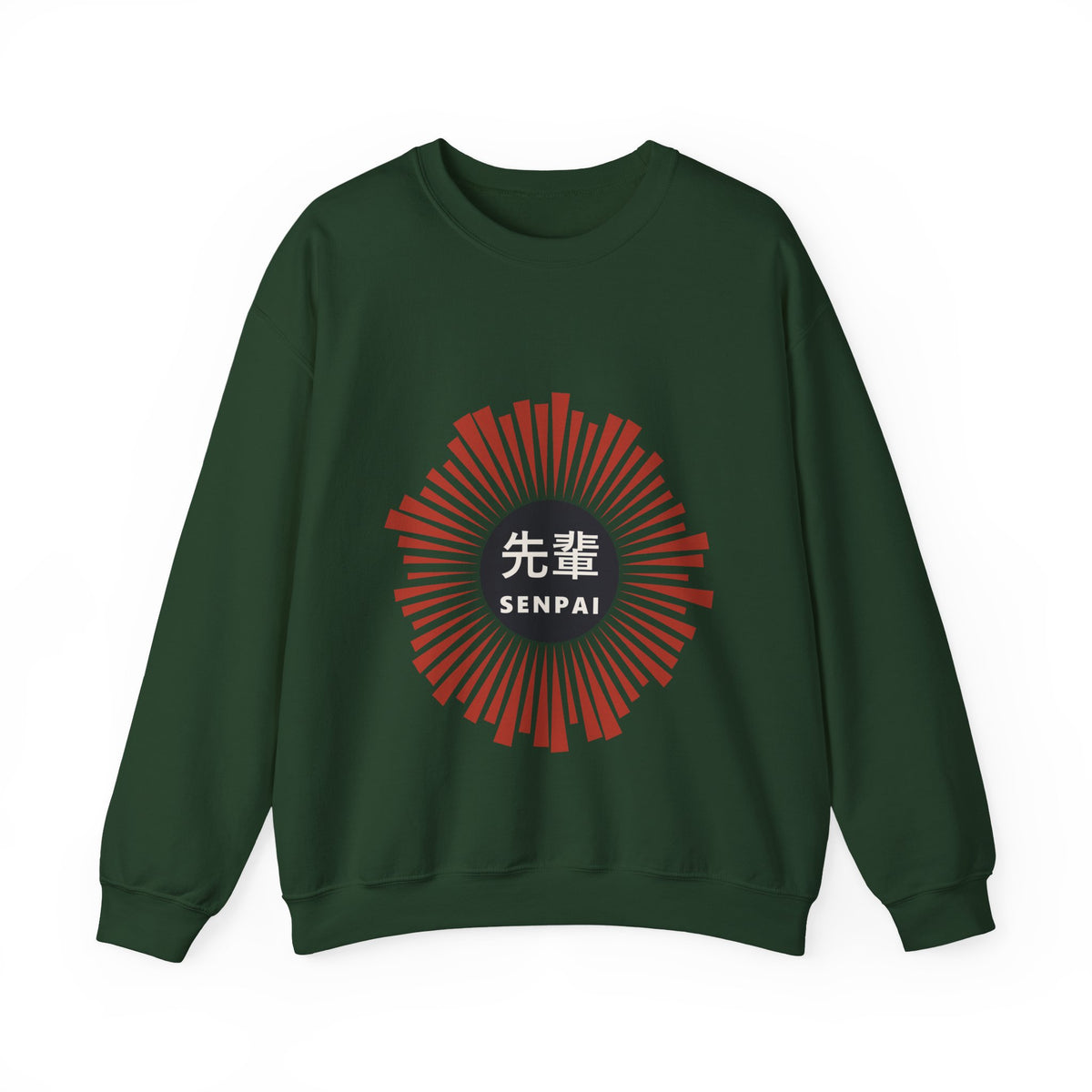 Senpai Sweatshirt in Forest Green