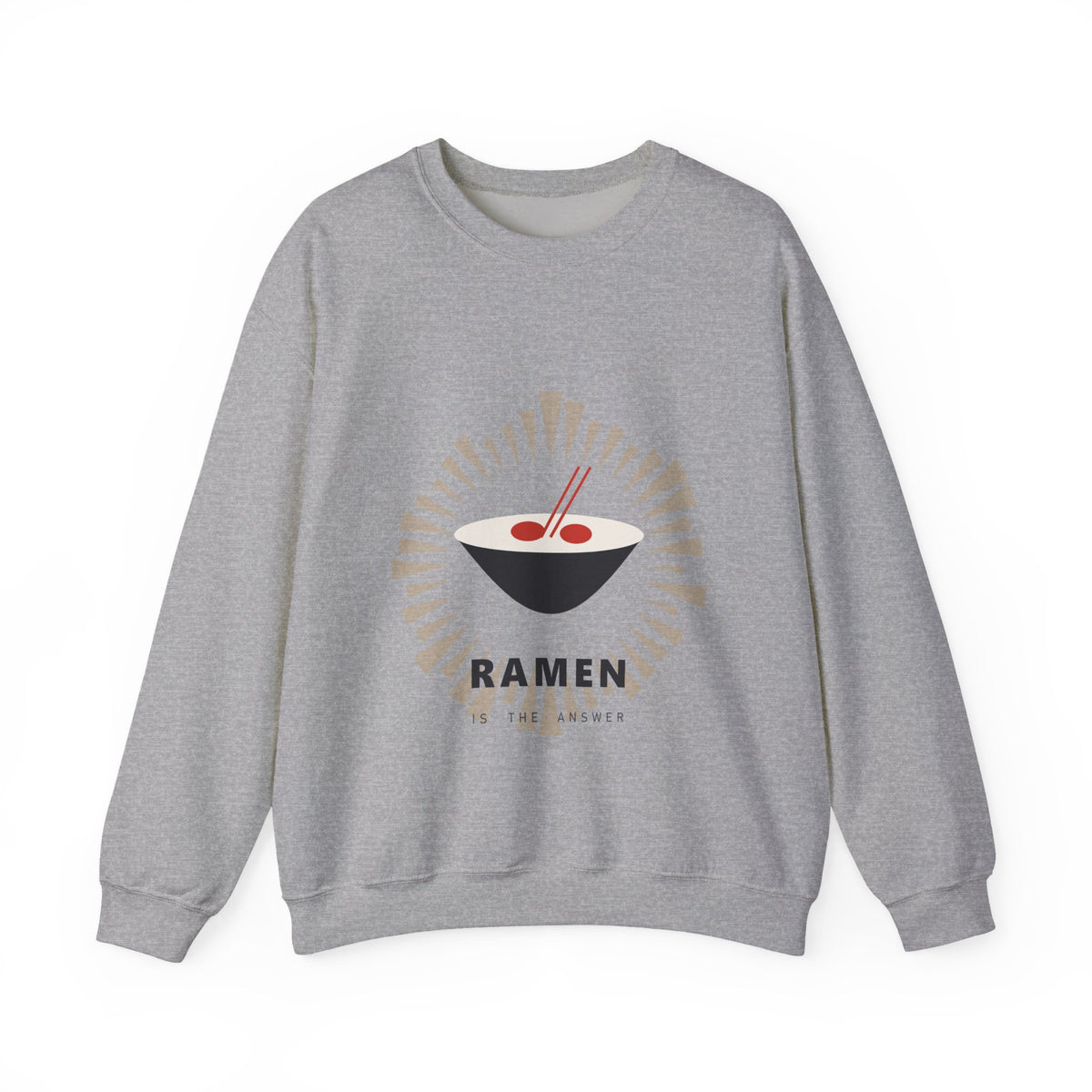 Ramen Is The Answer Sweatshirt in Sport Grey