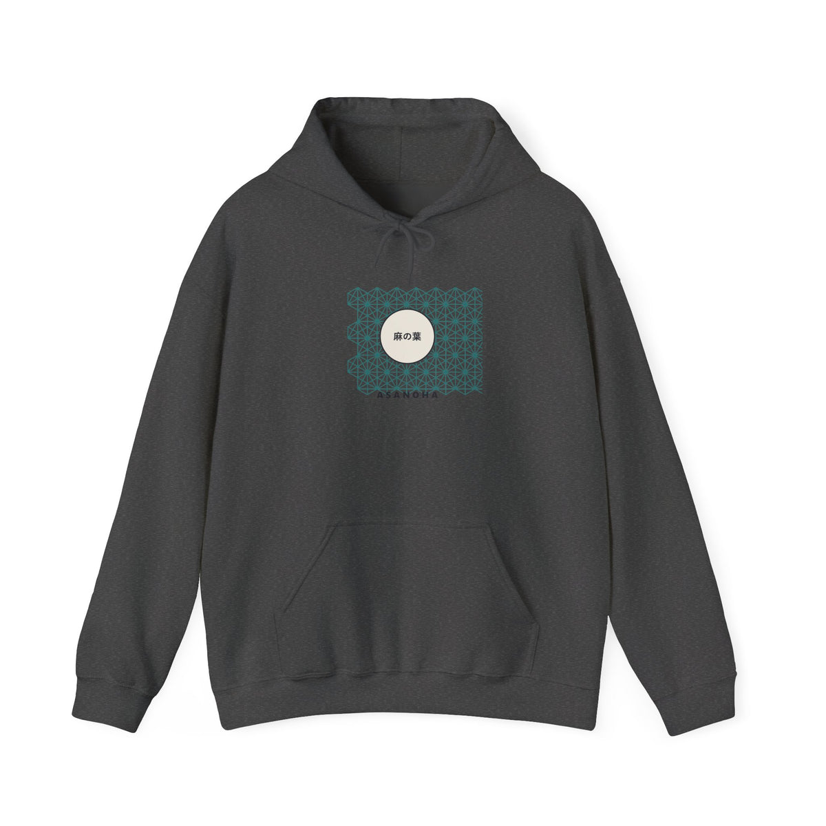 Asanoha Hoodie in Dark Heather