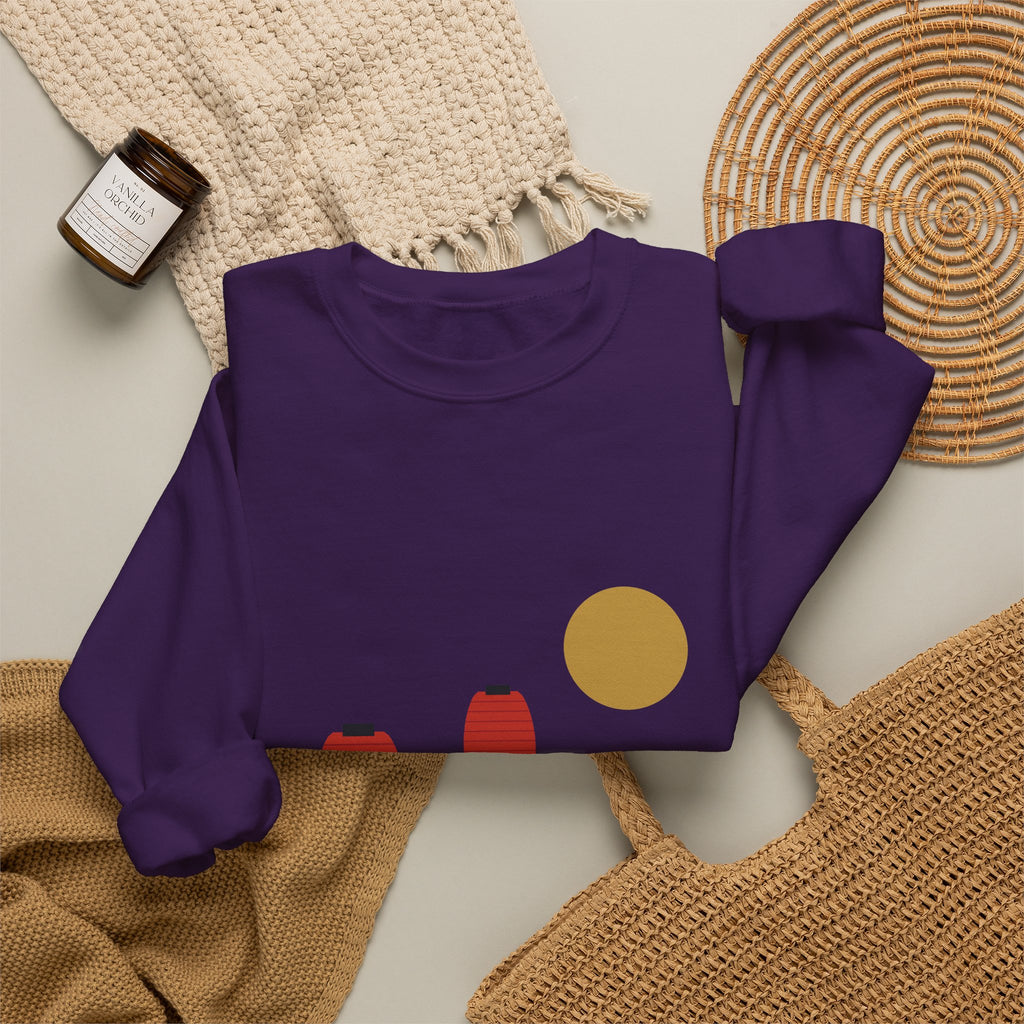 Matsuri Lanterns Sweatshirt - original anime design, view 45