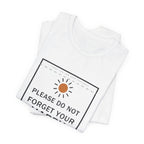 Please Do Not Forget Your Happy Funny Anime T-Shirt - original anime design, view 2
