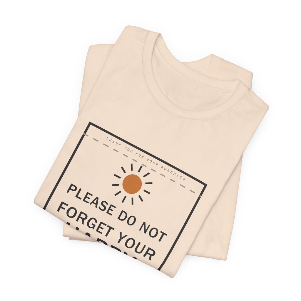 Please Do Not Forget Your Happy Funny Anime T-Shirt - original anime design, view 8