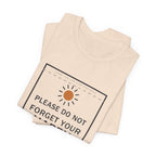 Please Do Not Forget Your Happy Funny Anime T-Shirt - original anime design, view 8