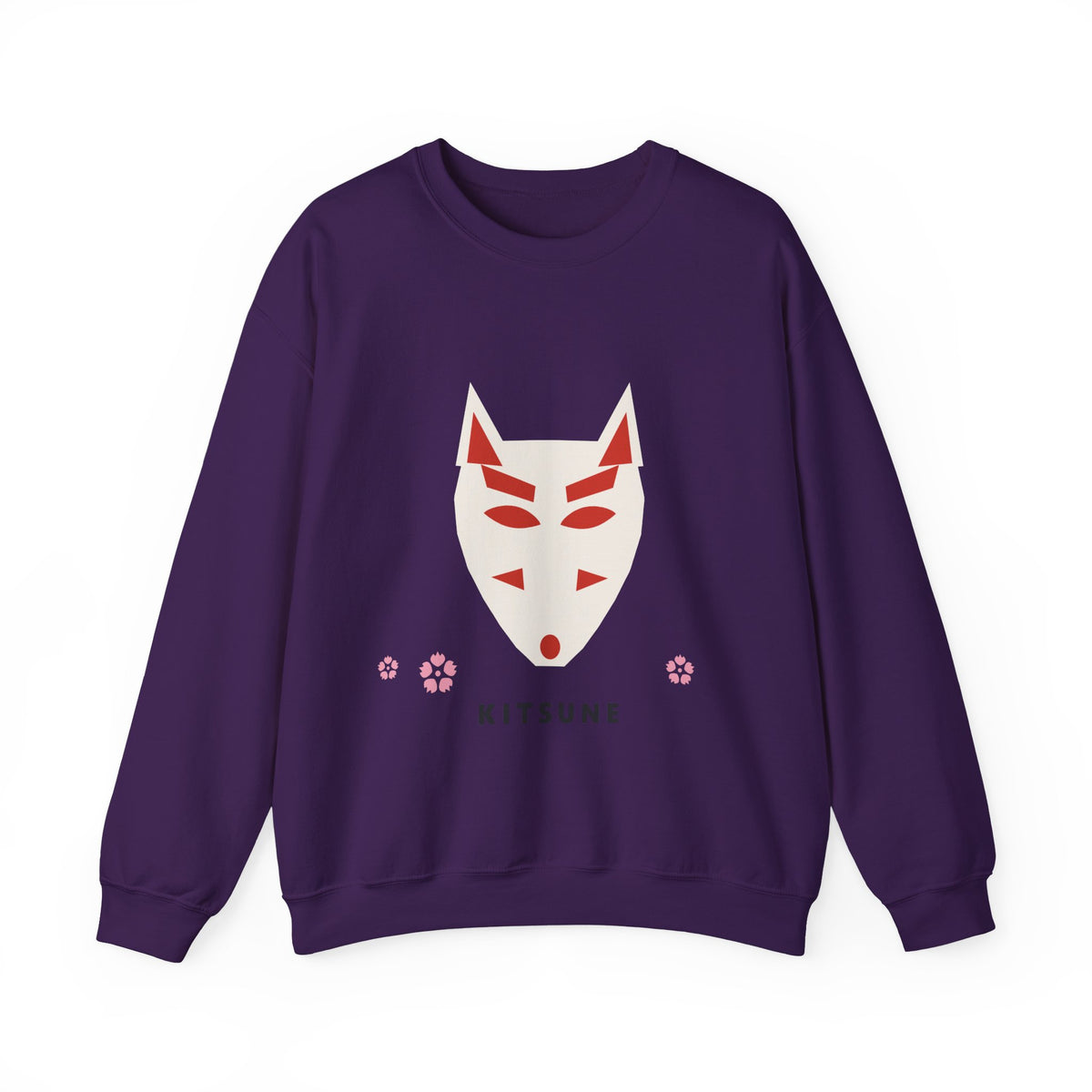 Kitsune Mask Sweatshirt in Purple