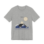 Fuji & Wave T-Shirt in Athletic Heather