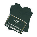 Training Montage Postponed Due To Weather Funny Anime T-Shirt - original anime design, view 11