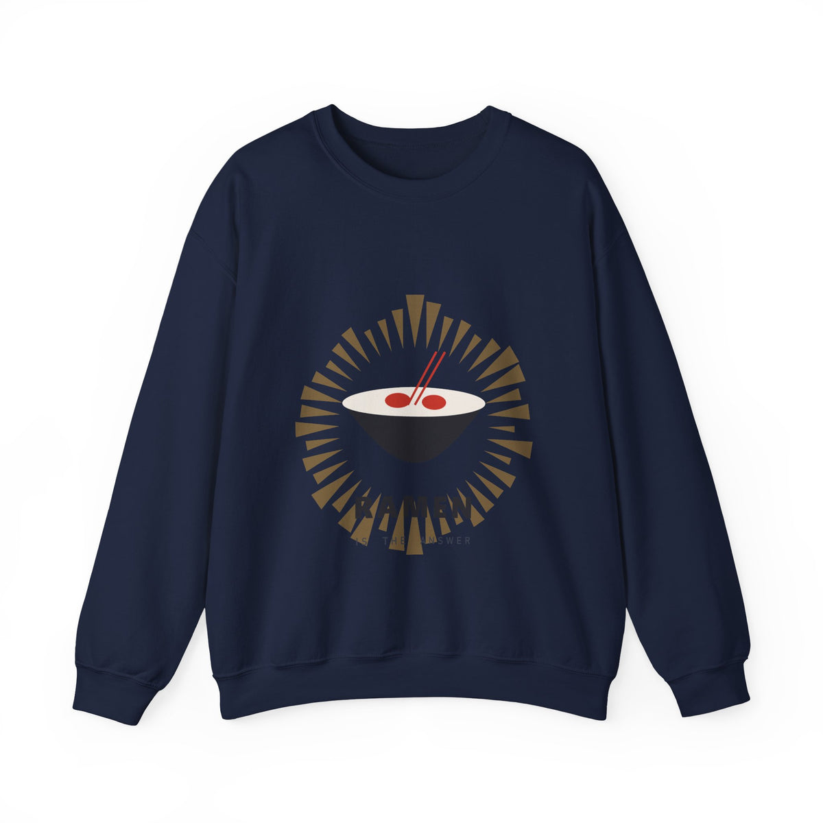 Ramen Is The Answer Sweatshirt in Navy
