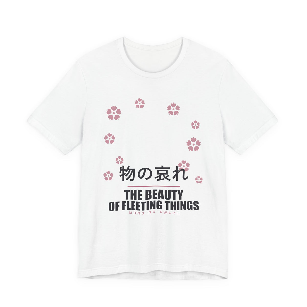 Mono No Aware Anime T-Shirt in White