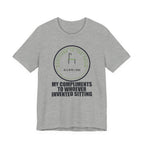 My Compliments To Whoever Invented Sitting Funny Anime T-Shirt in Athletic Heather
