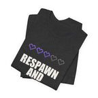Respawn And Try Again Anime T-Shirt - original anime design, view 18