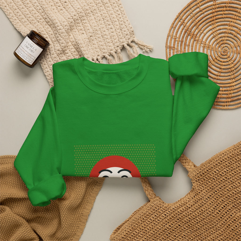 Daruma Wish Sweatshirt - original anime design, view 33