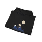 Fuji & Wave Hoodie - original anime design, view 9