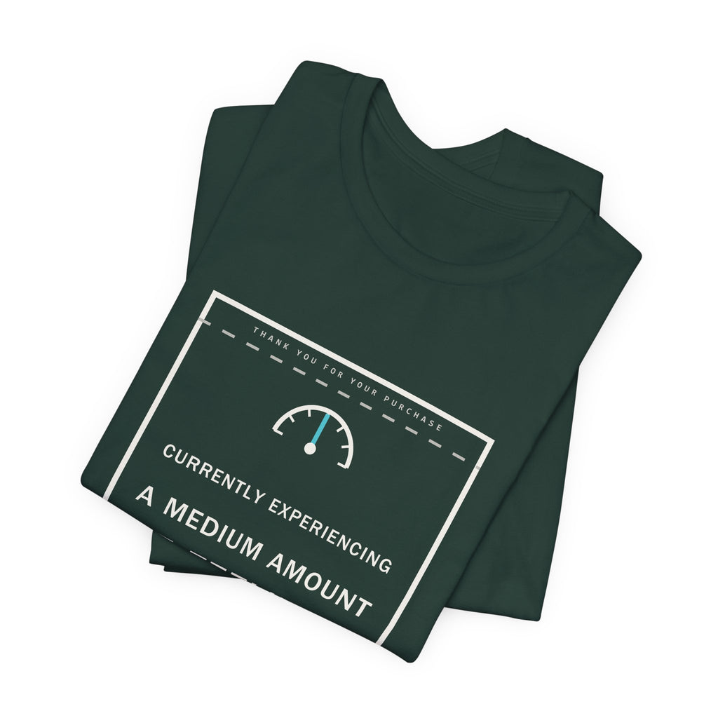 Currently Experiencing A Medium Amount Of Feelings Funny Anime T-Shirt - original anime design, view 11