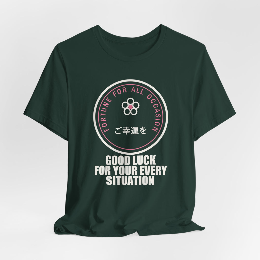Good Luck For Your Every Situation Funny Anime T-Shirt - original anime design, view 12