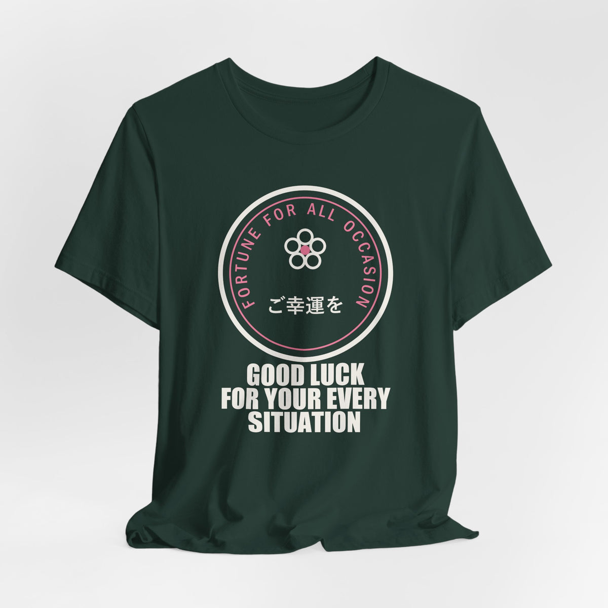 Good Luck For Your Every Situation Funny Anime T-Shirt - original anime design, view 12