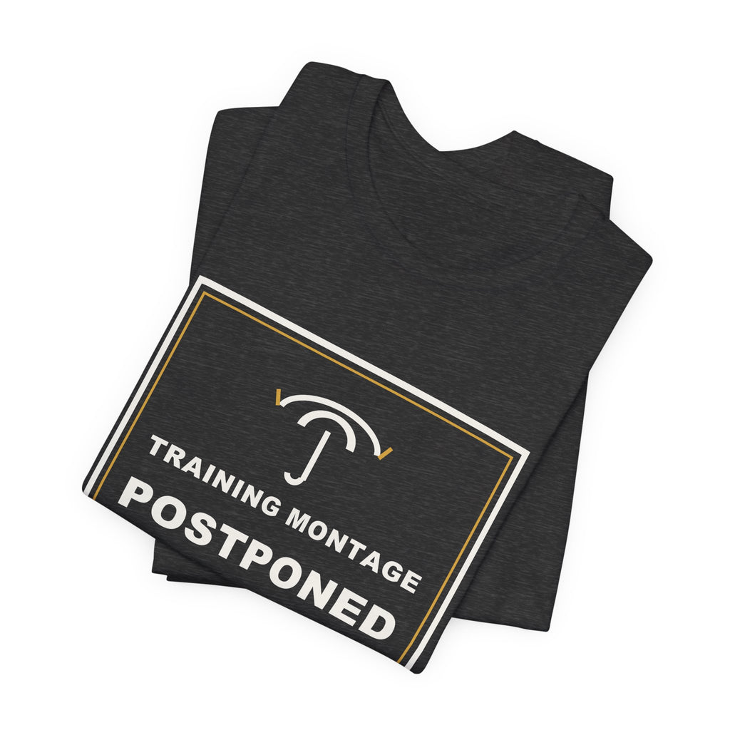 Training Montage Postponed Due To Weather Funny Anime T-Shirt - original anime design, view 17