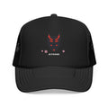 Kitsune Mask Trucker Cap in Black