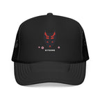 Kitsune Mask Trucker Cap in Black
