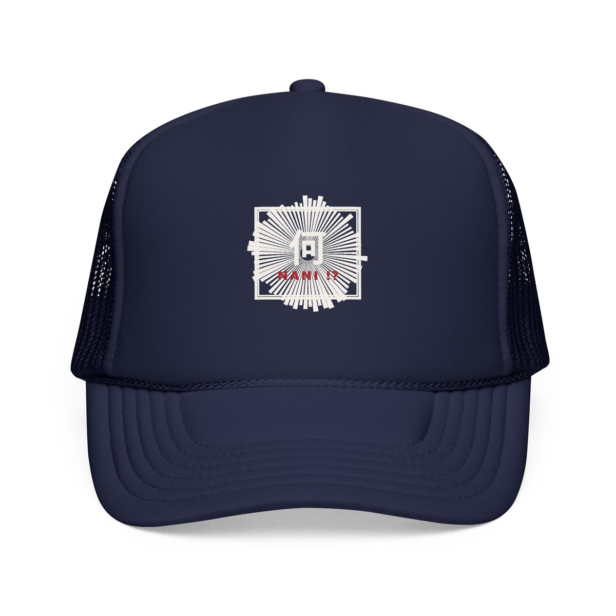 Nani!? Trucker Cap in Dark Navy