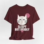 Sleepy But Deadly Anime T-Shirt - original anime design, view 25