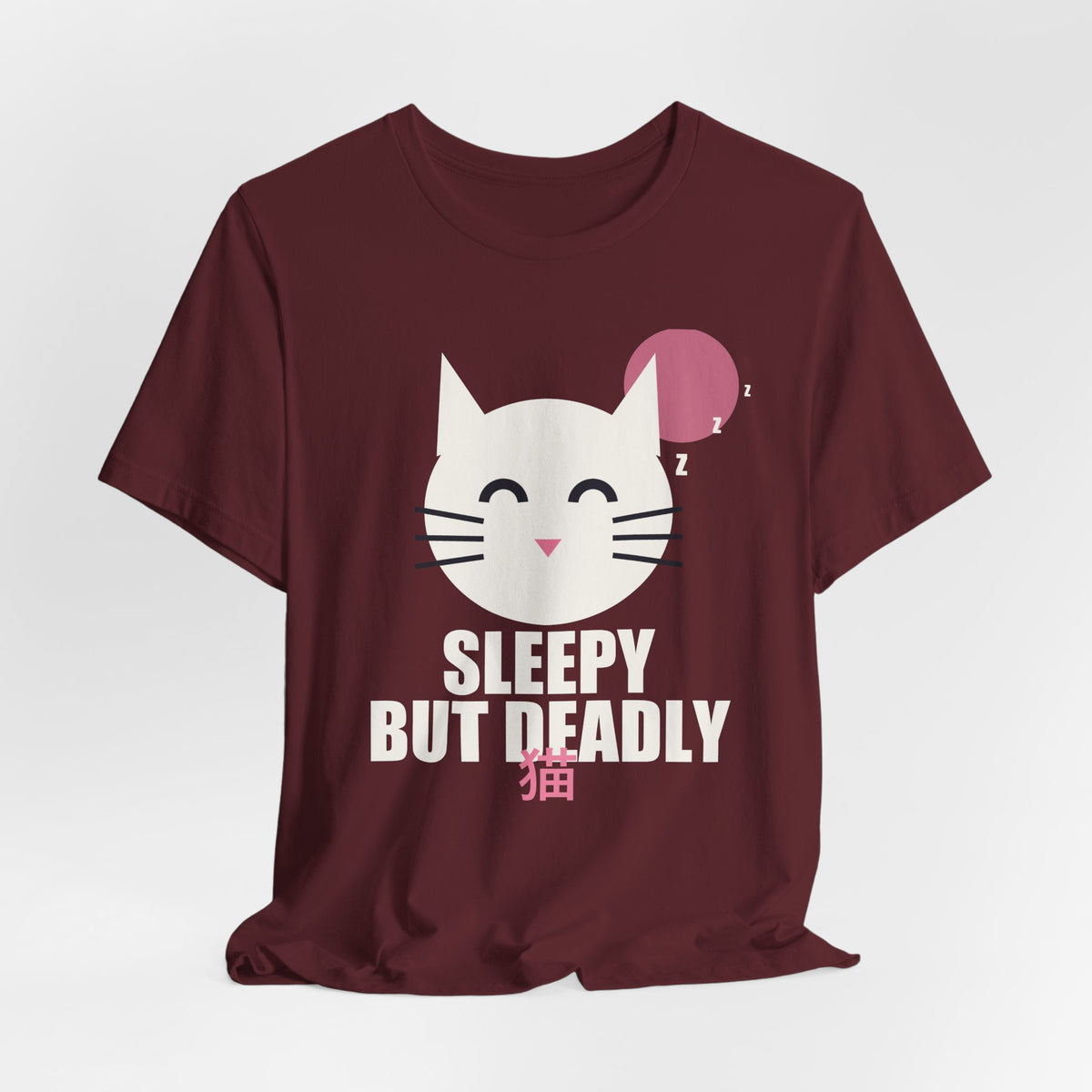 Sleepy But Deadly Anime T-Shirt - original anime design, view 25