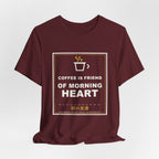Coffee Is Friend Of Morning Heart Funny Anime T-Shirt - original anime design, view 24