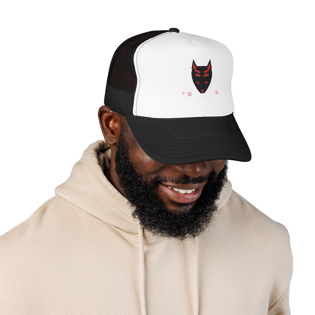 Kitsune Mask Trucker Cap - original anime design, view 8