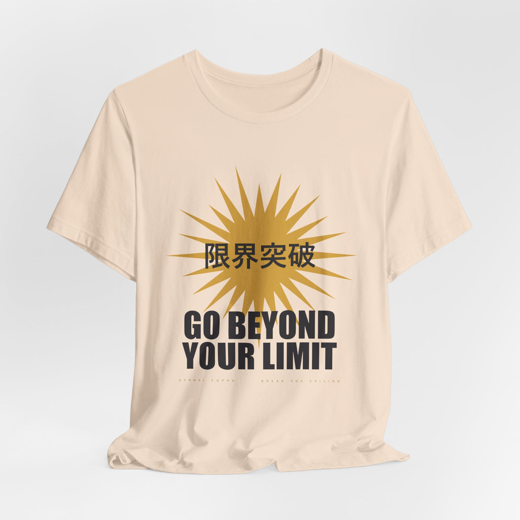 Go Beyond Your Limit Anime T-Shirt - original anime design, view 10