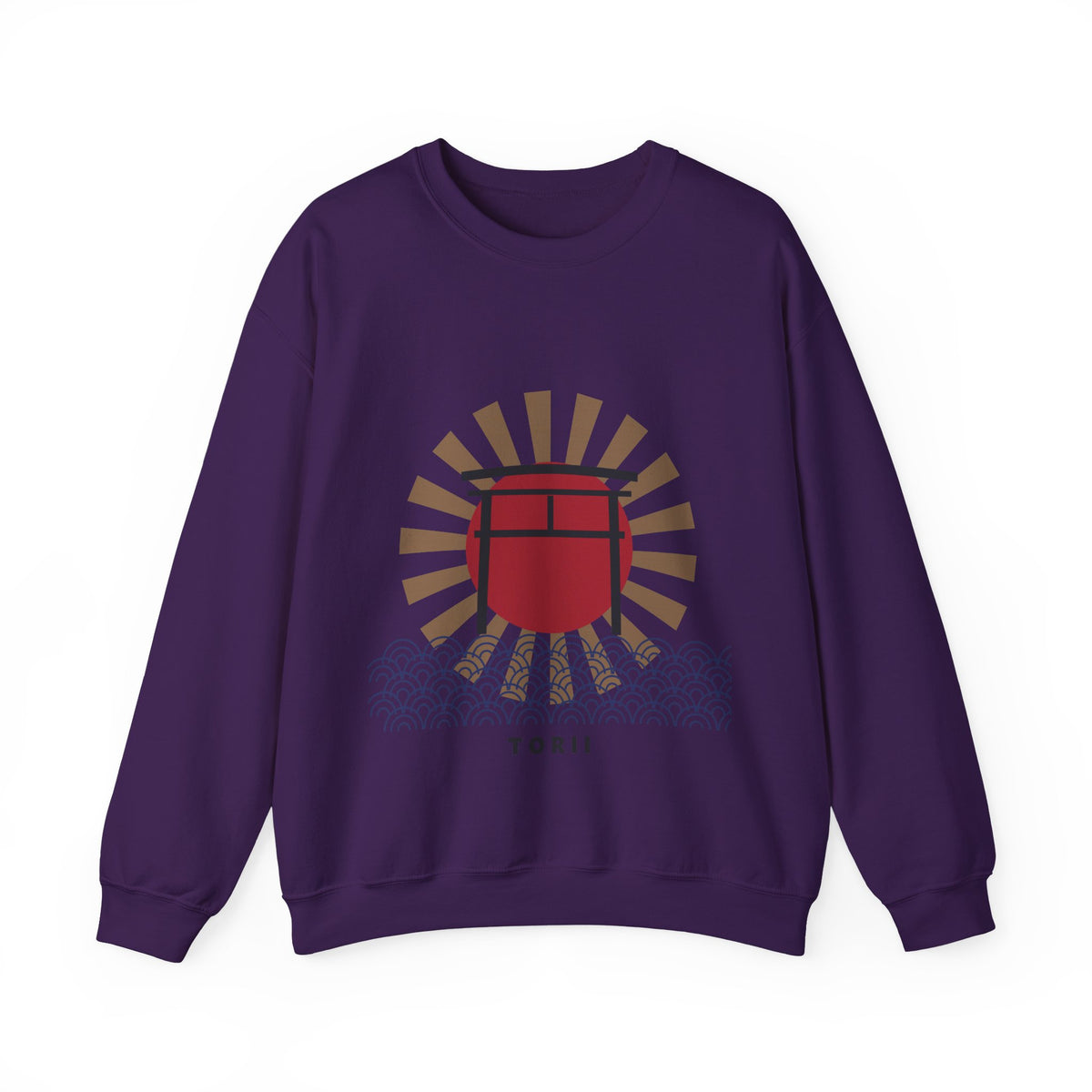 Torii Gate Sweatshirt in Purple