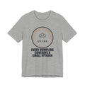 Every Dumpling Contains A Small Opinion Funny Anime T-Shirt in Athletic Heather