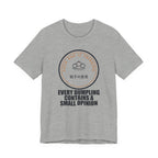 Every Dumpling Contains A Small Opinion Funny Anime T-Shirt in Athletic Heather