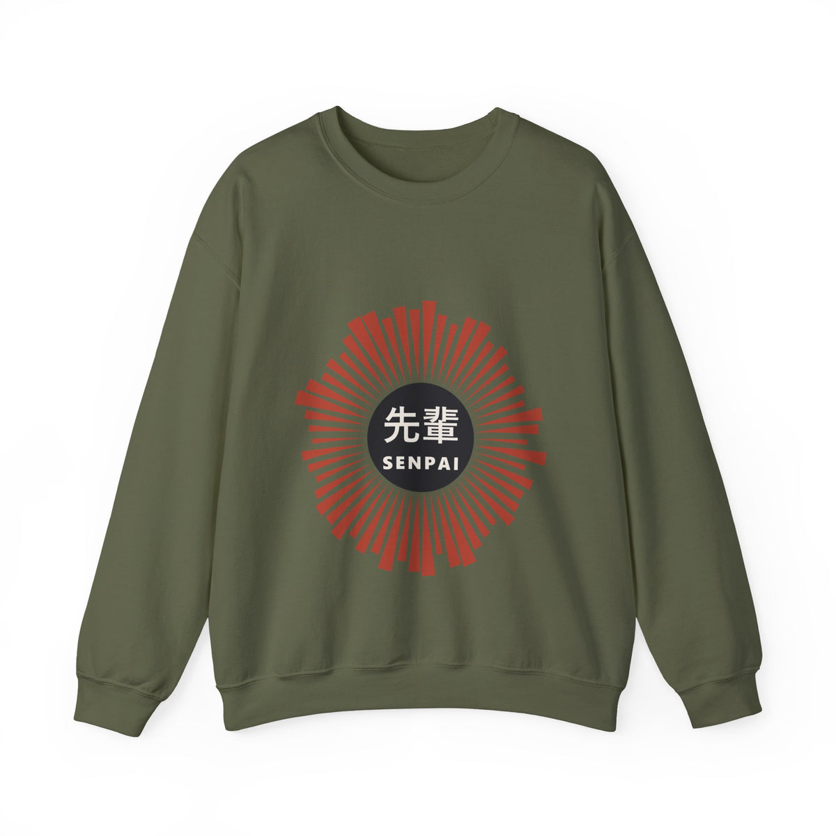 Senpai Sweatshirt in Military Green