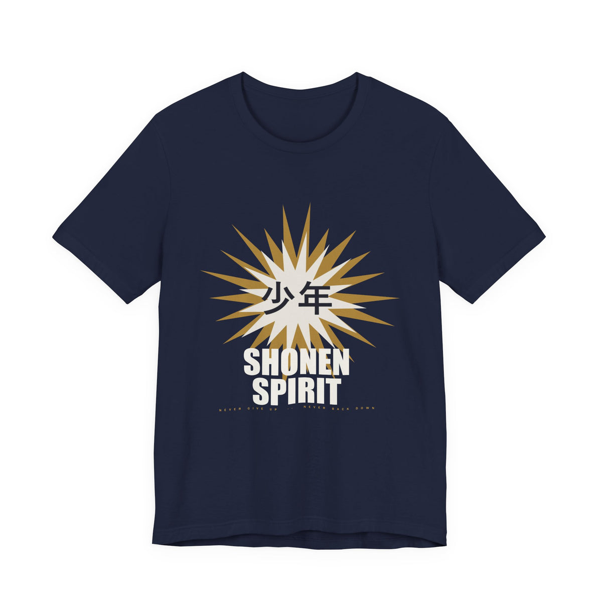 Shonen Spirit Anime T-Shirt in Navy