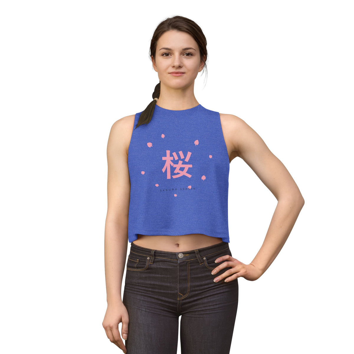 Sakura Season Crop Top - original anime design, view 14