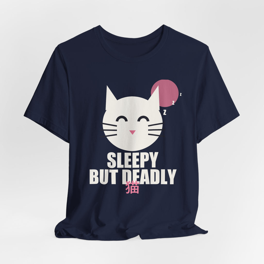 Sleepy But Deadly Anime T-Shirt - original anime design, view 22